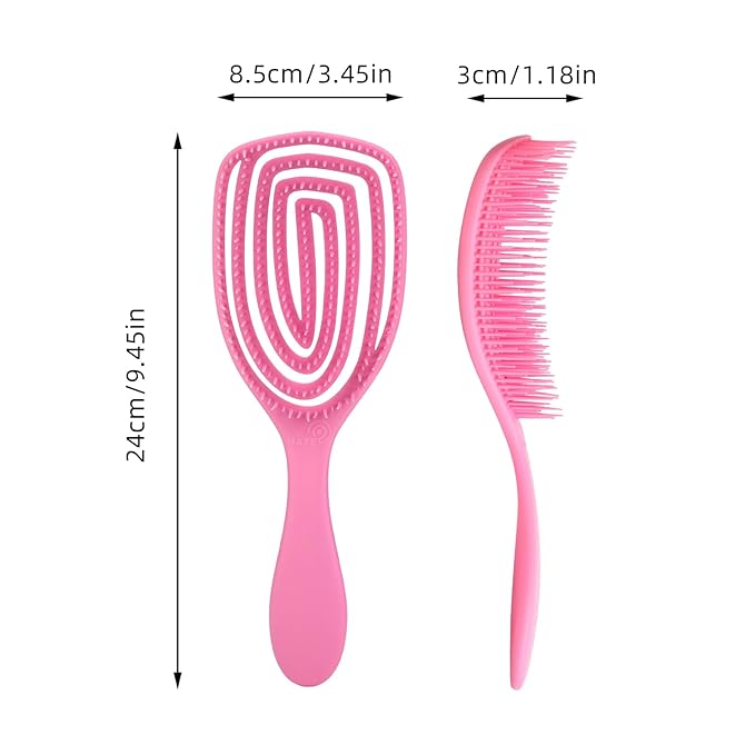 Candy Brush Scented Detangling Hair Brush for Wet or Dry Hair, Professional Vented Brush for Thick, Coarse & Curly Hair for Women and Girl. Eliminates Knots & Scalp Massage, Idea Gift