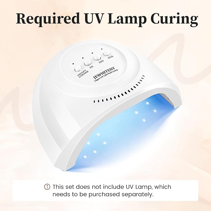 JEWHITENY Poly Nail Gel Set Clear Nude Brown Neutral Classic Color Base and Top Coat Slip Solution Poly Extension Gel With Acrylic Nail Builder Need U V Lamp Curing