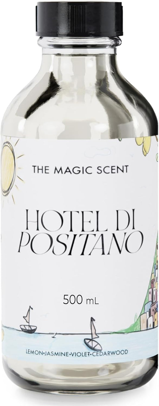 Hotel Di Positano Hotel Scent Diffuser Oil - Cold-Air & Ultrasonic Fragrance Oil for Diffuser Inspired by Amalfi Coast, Italy - Essential Oils for Diffusers Aromatherapy (500 ml)