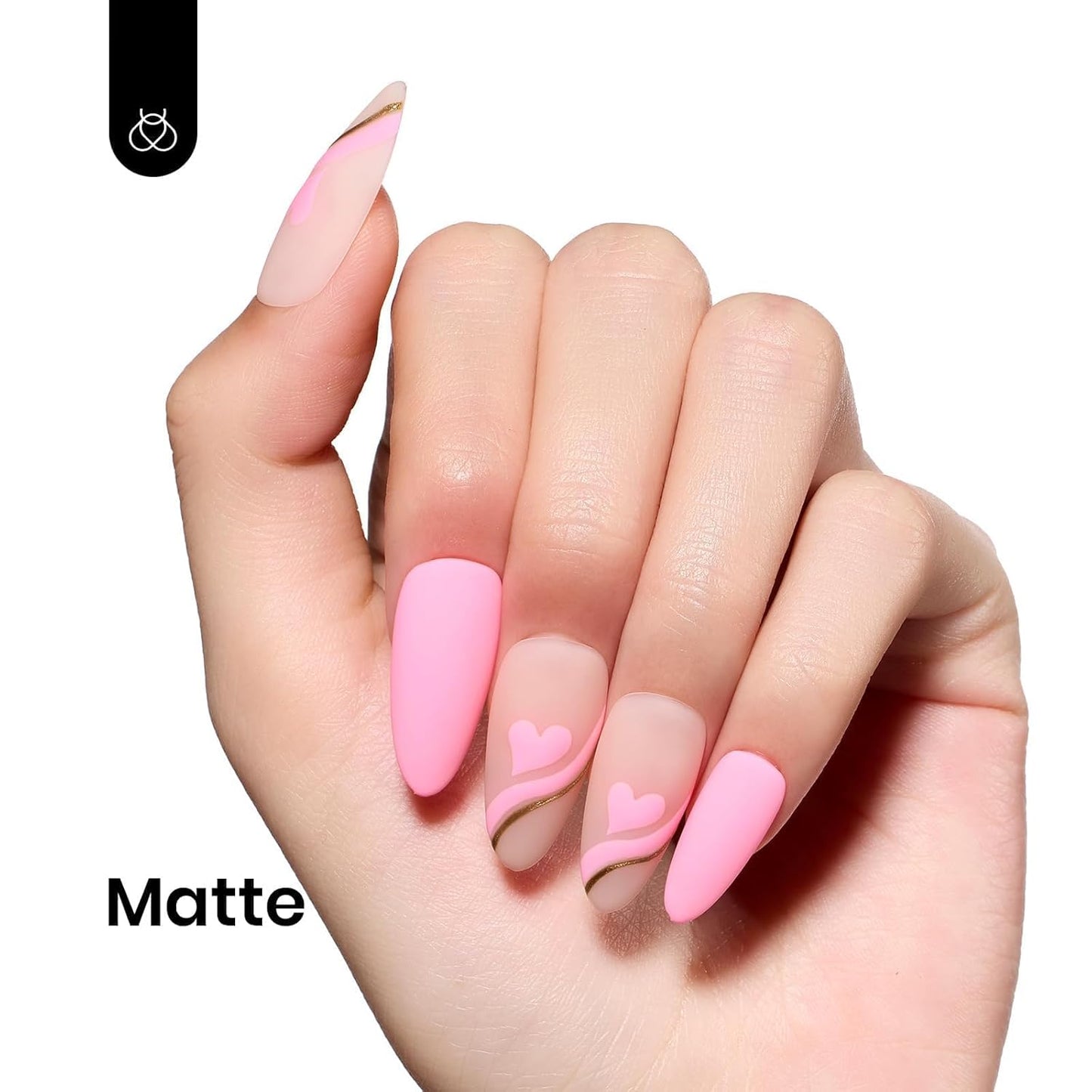 Beetles Pink Gel Nail Polish - Flamingo Feather Light Pink Gel Polish, Soak Off UV LED Nail Lamp Nail Art Manicure Salon DIY Home Gift for Women 15ml