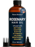Rosemary Oil for Hair Growth 6 fl oz - Nourishing Blend for Frizz Control, Scalp Refresh & Stronger Hair - Aceite de Romero Para el Cabello - Nexon Botanics