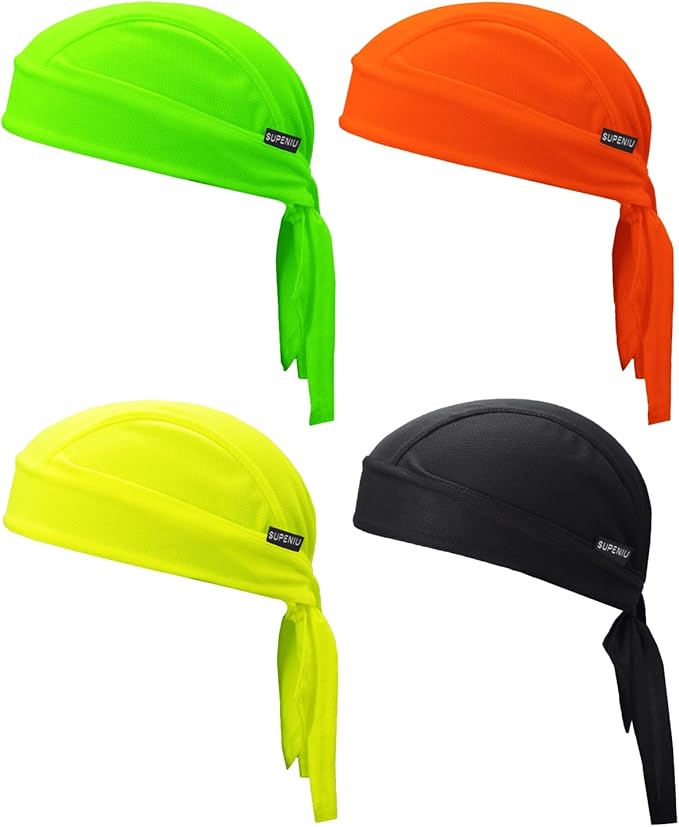 Doo Rags Beanie Hats Skull Caps Dew Rag Bandana Helmet Liner Motorcycle Cycling Cap Do Rag Headwrap for Men and Women