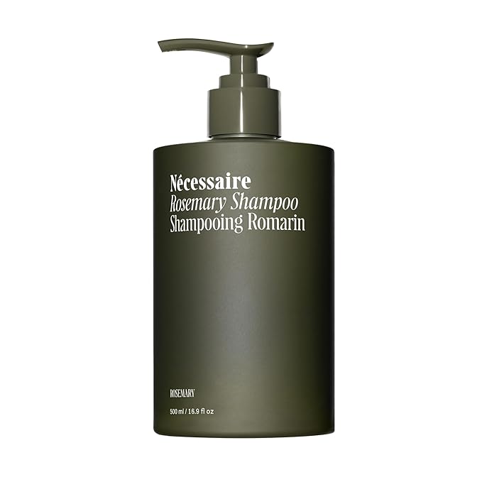 Nécessaire Rosemary Shampoo With Pump | Multi-Protein Strengthening Conditioner For Thinning Hair. For Women + Men. Good For All Hair Types/Textures. Color-Safe. 500 ml / 16.9 oz