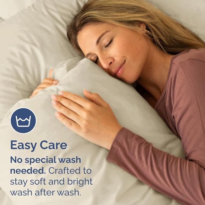 Queen Pillow Cases Set of 2 - Ultra Soft Hotel Quality Pillowcase Covers - Comfy, Cozy & Wrinkle Free - Shrinkage, Stain and Fade Resistant - Machine Washable Pillow Protectors - 2 Piece Set - Wheat
