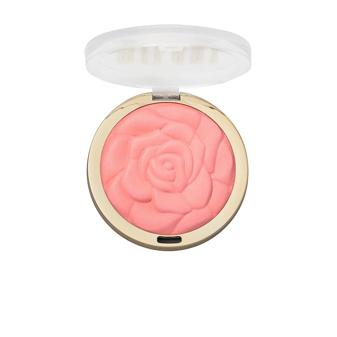 Milani Rose Blush, Powder Blush for Cheeks, Cruelty Free Makeup - Shape, Contour & Highlight Face for a Natural Matte Finish -Coral Cove