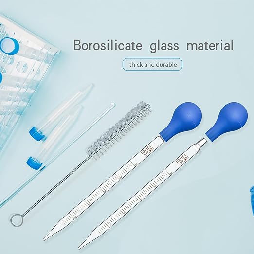 Droppers 10ml Pipettes Glass Graduated Dropper Lab Pipette Liquid Pipette (2)