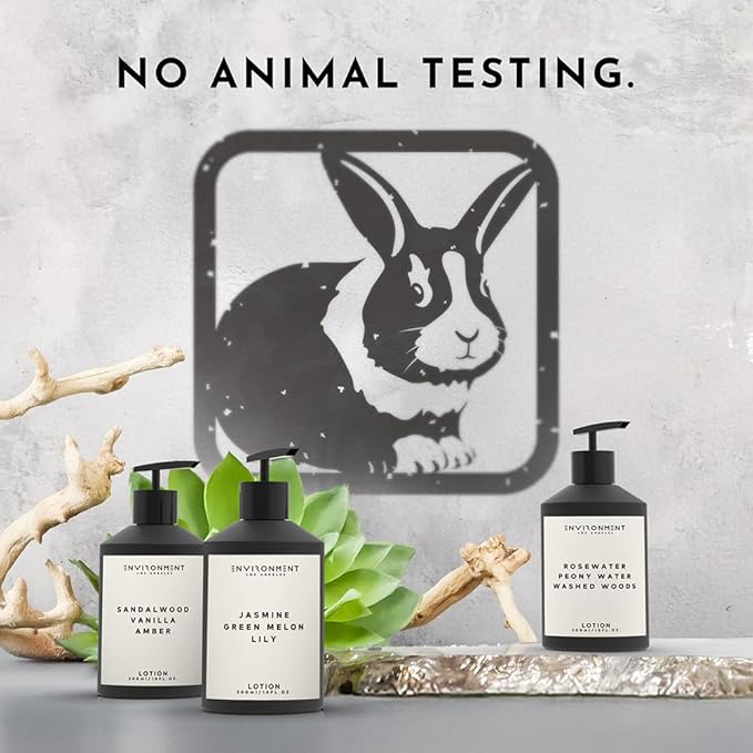 ENVIRONMENT Inspired by 5-Star Hotels WH Lotion, 300ml Luxury Scented Lotion (White Tea | Cedar | Aloe Vera) Bathroom Luxury, Men & Women High-End Body Lotion, Hand Cream, Dry Skin Treatment