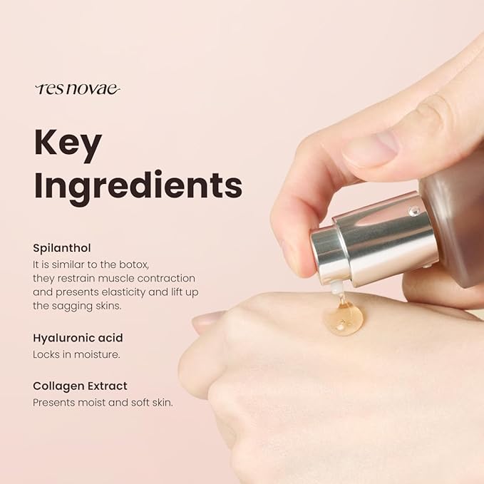 Lifting Serum – 30ml (1.01 fl oz) – Visibly Firms Skin, Reduces Wrinkles, Tightens Pores, Deep Hydration with Peptides & Caffeine