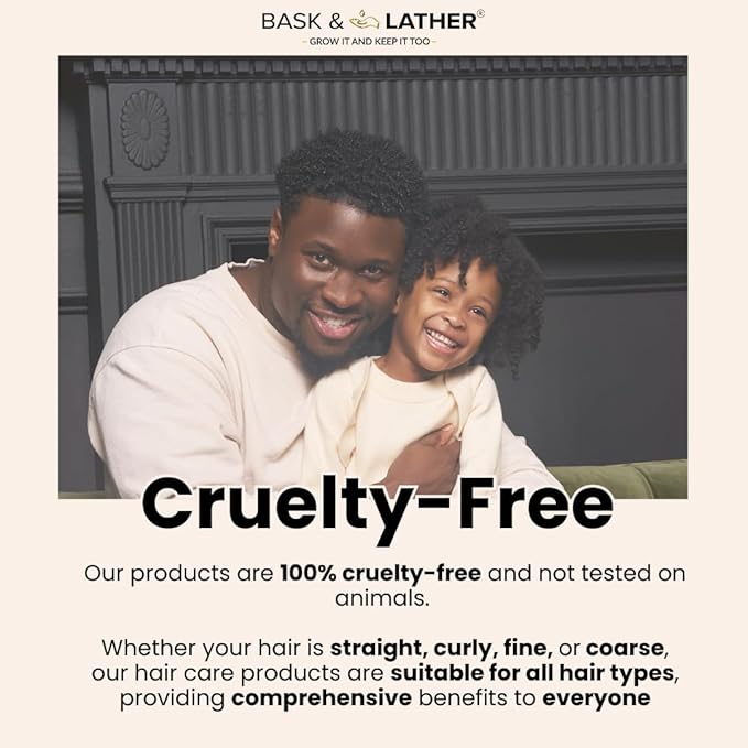 BASK & LATHER Inside-Out Growth Kit | Scalp Stimulator Oil + Gro & Glow Vitamins | Nourish Hair from Inside & Out for Stronger, Thicker, Healthier Growth