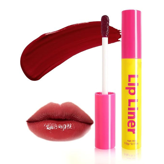 Lip Stain - Lip Stain Peel Off Long-Lasting with Matte Finish Waterproof & Transfer-Proof, Lip Liner Moisturizing & Nourishing Non-Stick Cup Highly Pigmented Color Lip Tint (03 Magenta)