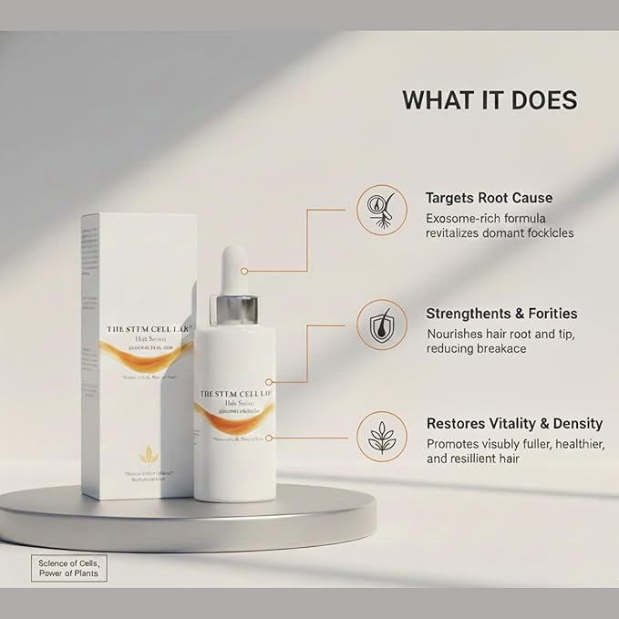 The Stem Cell Lab Hair Serum, Exosome Enriched, 50ml