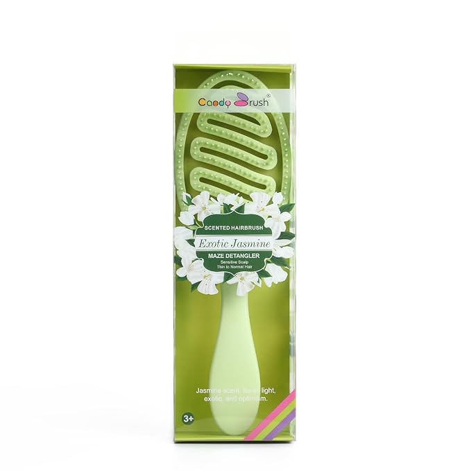 Candy Brush Scented Detangling Hair Brush for Wet or Dry Hair, Professional Vented Brush for Thick, Coarse & Curly Hair for Women and Girl. Eliminates Knots & Scalp Massage, Idea Gift