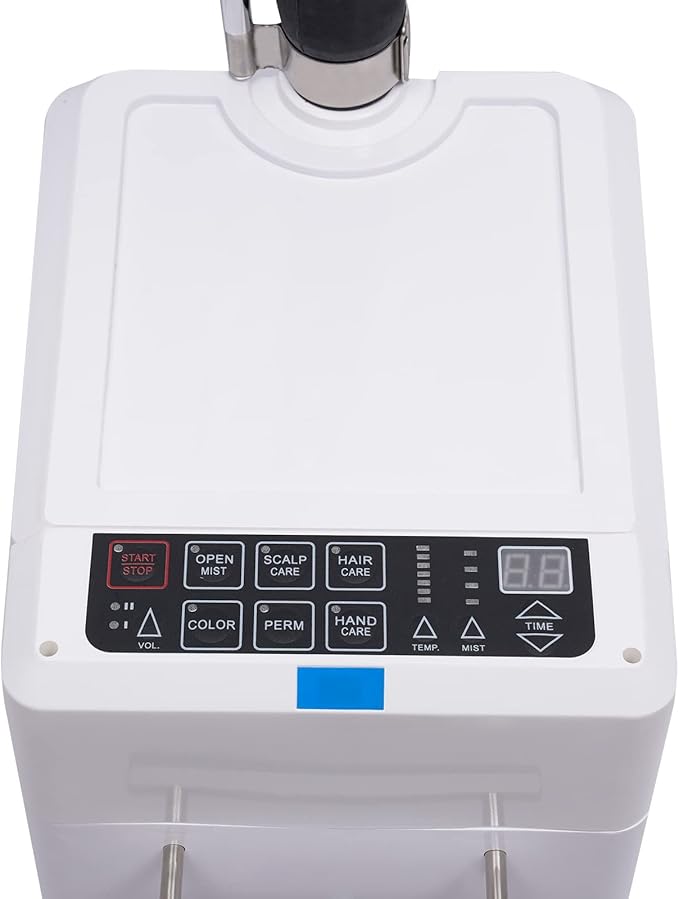 110V 500W Multifunctional Anion Hair Dyeing Machine, Nano Hair Steamer/Hair Oil Machine Stand Up Base Salon Spa Equipment Vertical Nano Steamer (US Stock)