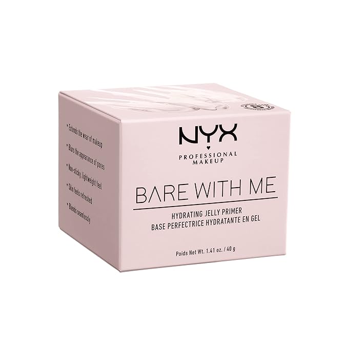 NYX PROFESSIONAL MAKEUP Bare With Me Hydrating Jelly Primer, Vegan Face Primer