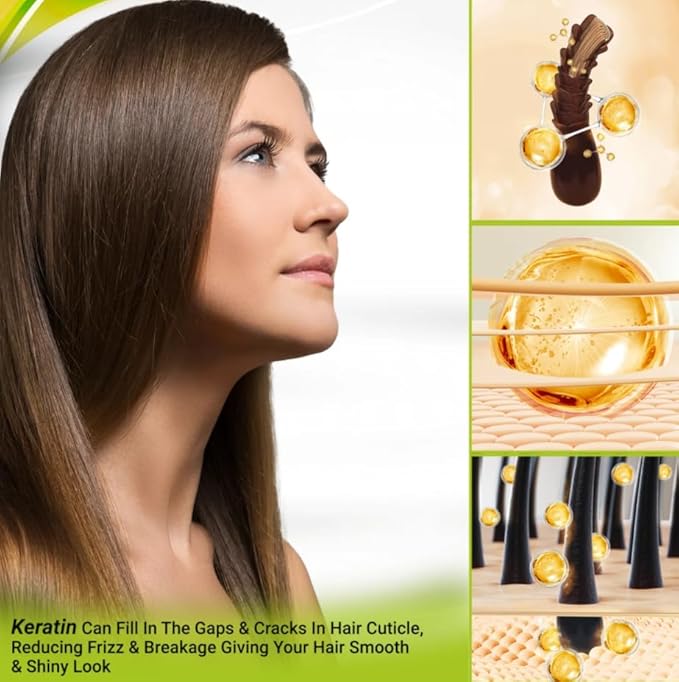 Hair Botox Set ( Shampoo, Conditioner, Leave-in Conditioner, Serum) Keratin Hair Treatment Made by UK Hair Professionals