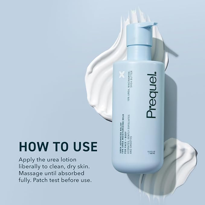 Skin Urea Advanced Relief Moisturizing Milk, 10% Urea Lotion for Face and Body, Unscented, Hydrating Cream for Extremely Dry Skin, Soothing for Sensitive Skin - 6.75 fluid ounce (Pack of 2)