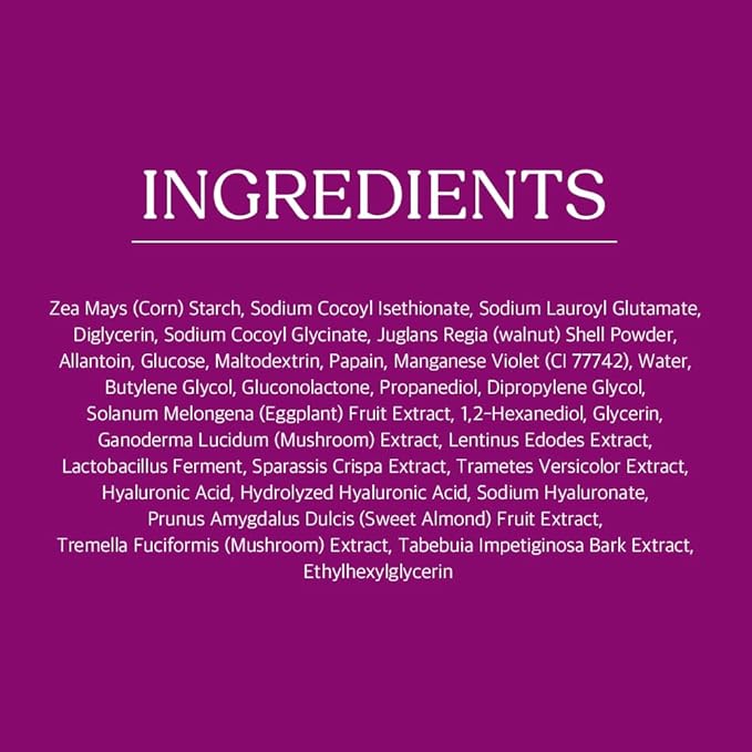 Papa Recipe Eggplant Enzyme Powder Cleanser - Soft Exfoliating Facial Wash for Sensitive Skin (50g, 1.72oz) - Korean Skincare for Radiant, Smooth Complexion, Safe for sensitive skin