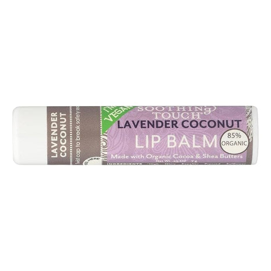 SOOTHING TOUCH Lavender Coconut Lip Balm, 0.25 OZ