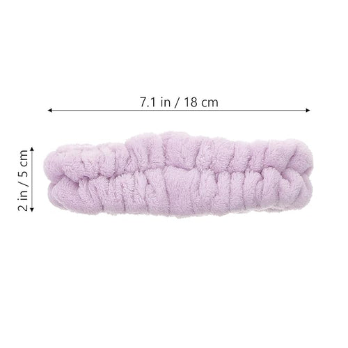 4pcs Spa Headbands for Women Adjustable Elastic Facial Hairbands Non-slip Makeup Wash Face Exercise Head Wraps Soft Hair Accessories