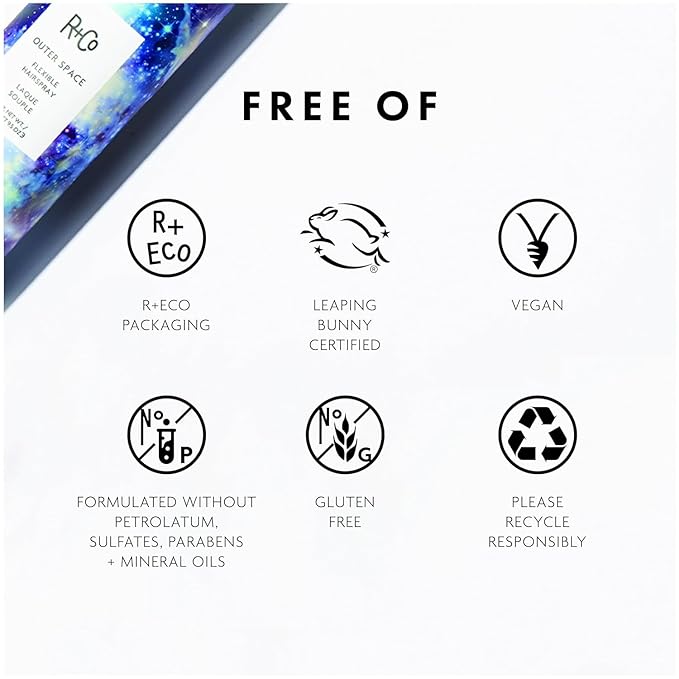 R+Co Hair Spray Set for Volume and Hold | Outer Space & Balloon Hairsprays | Instant Volume and Texture | Lightweight For Long Lasting Hairstyles | Vegan + Cruelty-Free | 9.5 oz + 5 oz (Pack of 2)