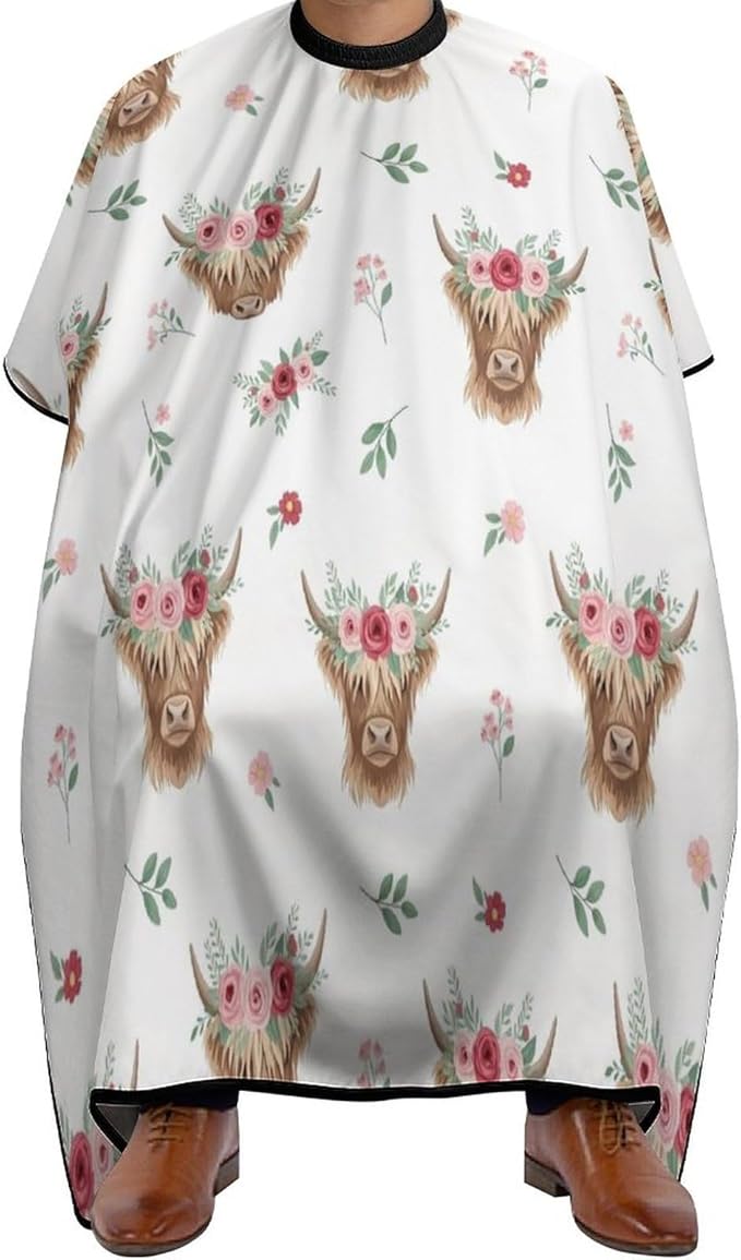 Hairdresser Cape with Neck Clasp for Coloring/Perming/Styling