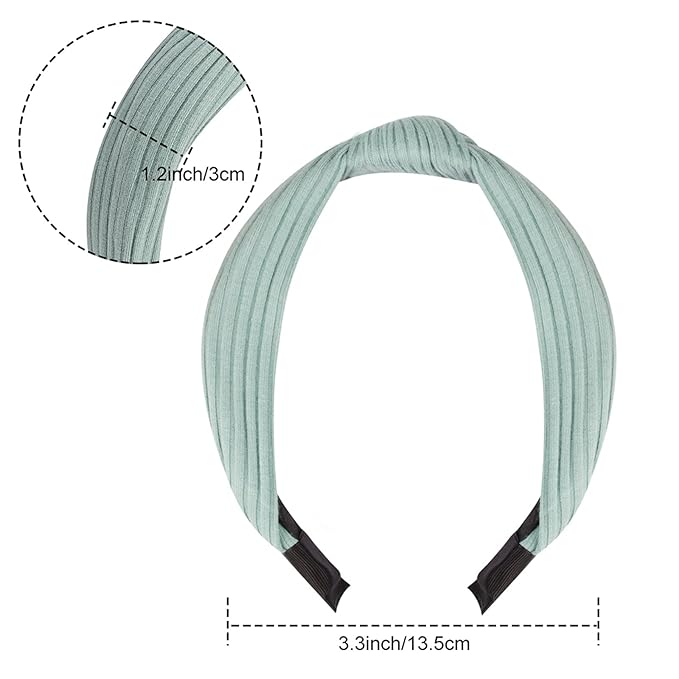 VELSCRUN 12 Pack Boho Headbands for Women and Girls - Wide Hair Accessories, Gift Set