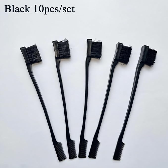 10PCS Blue Fringe Hair Dye Comb Hair Dye Brush