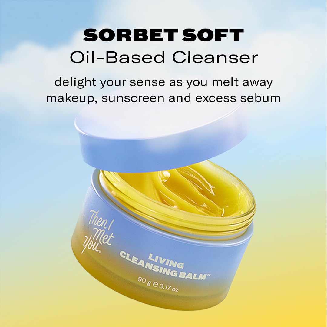 Then I Met You The Cleansing Duo Set with Living Balm Oil Cleanser & Soothing Tea Cleansing Gel Water Cleanser