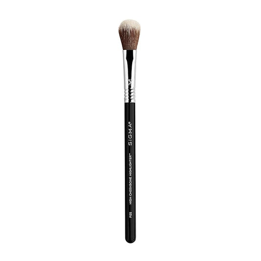 Sigma Beauty Professional F03 High Cheekbone Highlighter™ and Contouring Synthetic Face Makeup Brush with Sigmax® fibers for Buffing and Highlighting Nose, Chin and Cheekbones