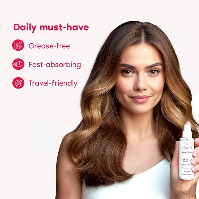 I Belli Capelli Ravenna Hair Oil for Frizzy Hair – Split End Repair, Heat Protection & Deep Hydration – Macadamia, Avocado & Coconut Oil for Damaged, Dry & All Hair Types (60ml/2.02 Fl Oz)