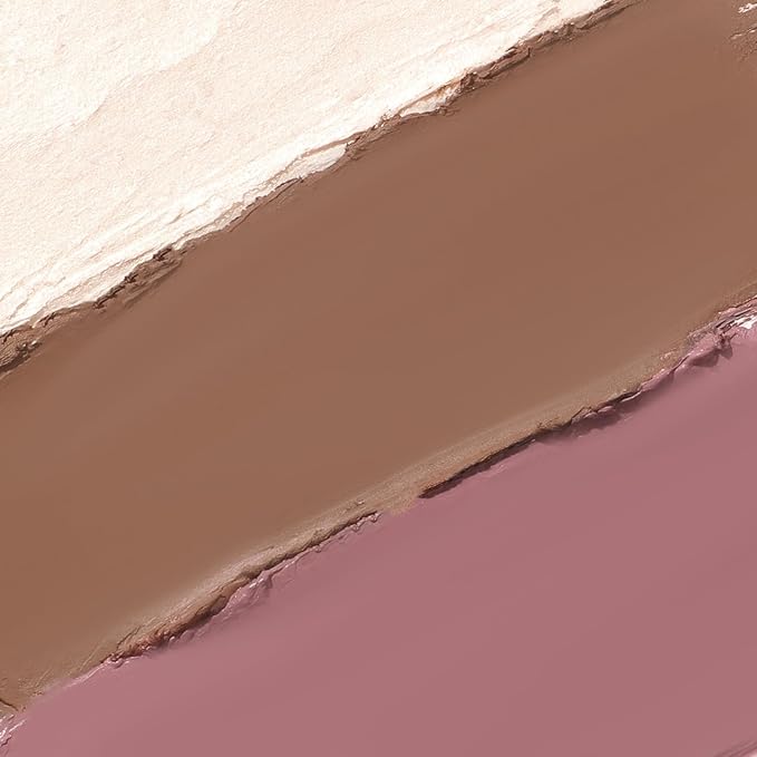 3 Pcs Contour Stick Set,Cream Blush & Highlighter Bronzer Pen,Long Lasting & Smooth Natural Face Contouring.LIGHT-WARM