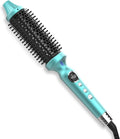 1 1/2 Inch Thermal Brush Negative Ion Heated Round Brush Dual Voltage 12 Temperature Settings Curling Hairbrush for Medium Long Hair (1.5 Inch Barrel 2.1 Inch Bristles)