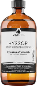 VINEVIDA Hyssop Essential Oil 16 oz - Undiluted, DIY Candle Scents, Bulk for Soap Making
