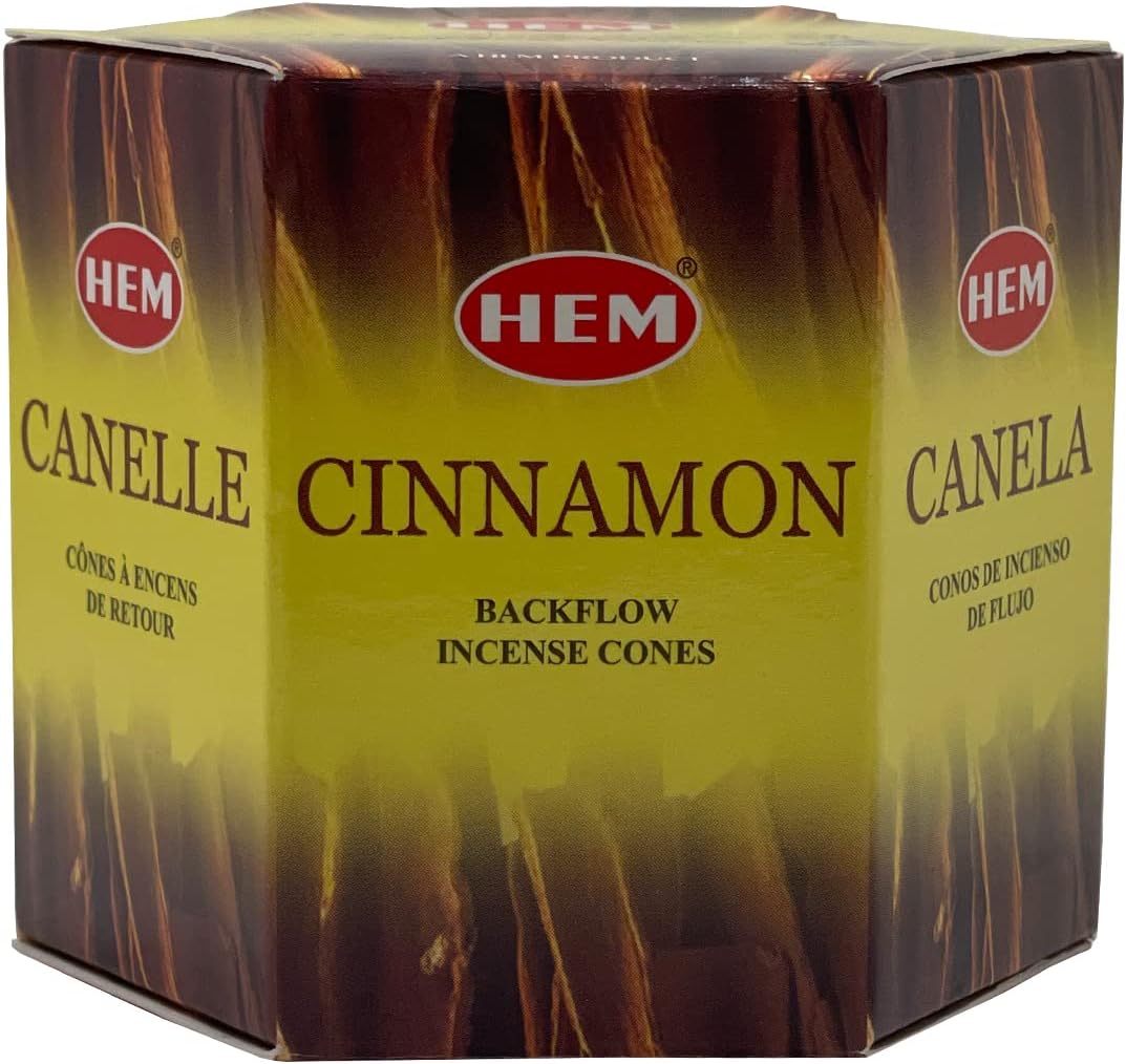 Cinnamon Backflow Incense Cones for Waterfall Aromatic Smoke Fountain Haze Falls