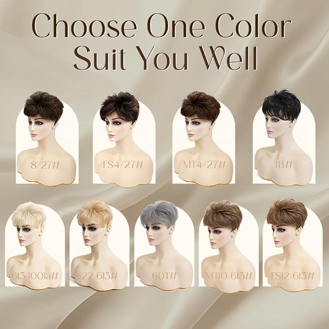 Short Hair Topper for Thinning Hair 4 Inch Short Pixie Cut Toppers Pieces Natural Curly Synthetic Black Wiglets Hairpieces (Light Ash Blonde, 4 inch)