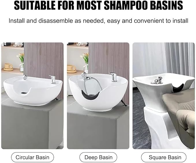 Massage Salon & Spa Basin Faucet, Water Circulation Rack for Head Hair Salon Head Spa Frame Head Therapy Device 180° Arc Design