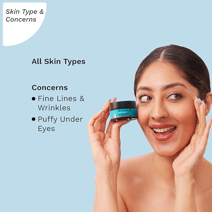 Pilgrim Korean Retinol Under Eye Cream | Infused with Vitamin C & Hyaluronic Acid | Redensify & Vitalized Skin | Eliminates Dark Circles & Wrinkles | Provides Youthful Skin | 1.06 Oz/50g