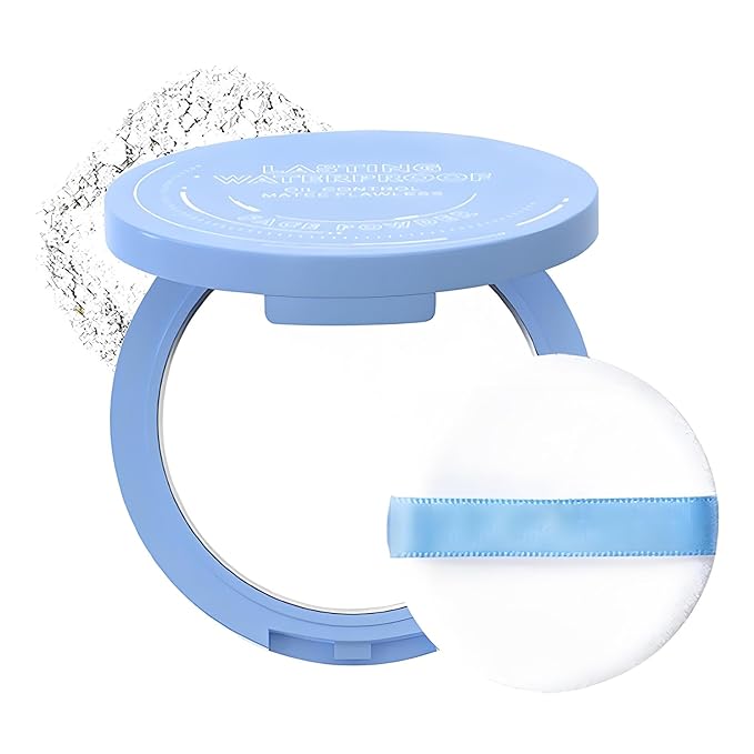 Maycheer Face Powder, Maycheer Lasting Waterproof Face Powder - Oil Absorbing Powder for Face, Lasting and Waterproof (04# TRANSLUCENT, 0.35 Ounce)