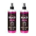 Nicole & Alyssa - Braid Spray 9.5oz - for BOHO Braids, Twists, Locs, Box Braids, Knotless Braids, Cornrows - Braid Sheen, Refreshing, Moisturizing, Detangling, Extra Shine (Pack of 2)