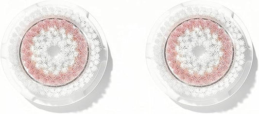 Brush Head Replacement Compatible with Clarisonic Mia 1, Mia 2, Mia Fit, 2 Pack, Radiance Facial Cleansing Brush