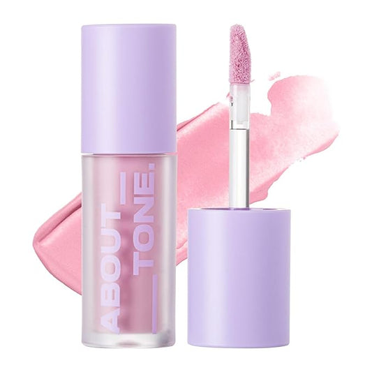 Fluffy Air Blusher 5 Colors - Lightweight Melting Liquid Blush for Colorful Cheeks, Highly Pigmented, Cheekbones and Eye Makeup, Soft Matte Finish, Buildable Formula (04 MAUVE LAVENDER)