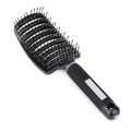 Vent Blow Dryer Hair Brush, Women Thick Long Curly Paddle Detangling Massage Brush, Fast Drying Straight Volume Comb, Curved Anti Static Styling Tool for Wet/Dry Hair