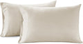 Lane Linen 100% Organic Cotton King Size Pillow Cases Set of 2 (20''x36'') Pillow Cases King Size Certified Organic Cotton Pillowcases King Pillow Cases Set of 2 Pillow Cases - Glacier Grey