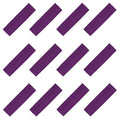 Kenz Laurenz Soft and Stretchy Elastic Cotton Headbands, Pack of 12, Purple