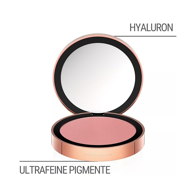 M. Asam Magic Finish Satin Blush Peachy Rose Blush (0.14 Oz) – Make-Up Powder Blush For A Fresh & Radiant Look With Hyaluronic Acid & Ultra-Fine Color Pigments For Fuller Looking Cheeks