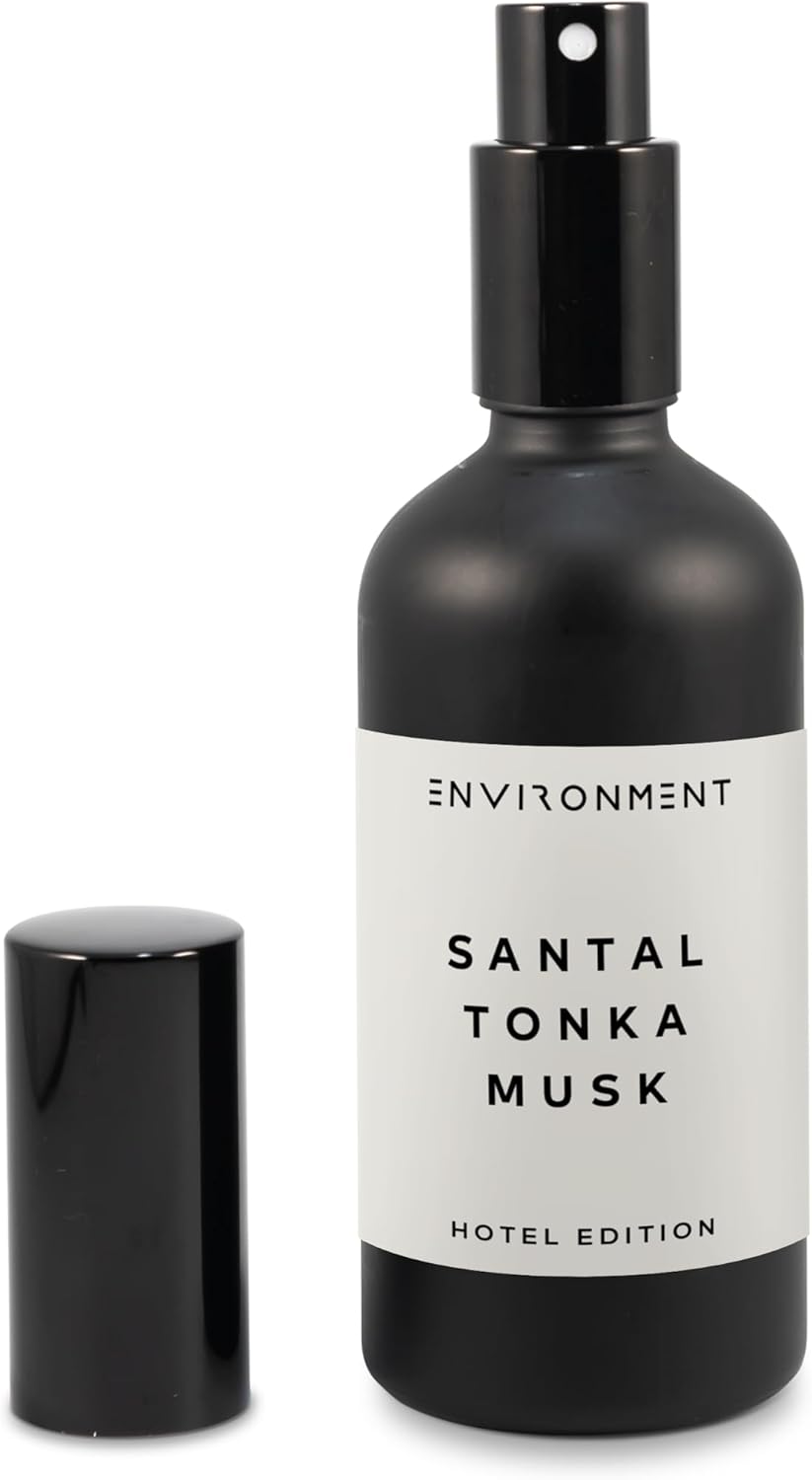 ENVIRONMENT Inspired by 5-Star Hotels 1HT Room Spray, 100ml Air Freshener (Santal | Musk) Home Fragrance Accessories, Room Perfume, Room Deodorizer, Vegan & Cruelty-Free