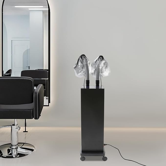 650W Hair Steamer Machine, Professional Hair Color Processor w/ 5 Specialized Modes, Adjustable Multifunctional Treatment-Heated Micro Mist Steamer for Home Salon Spa