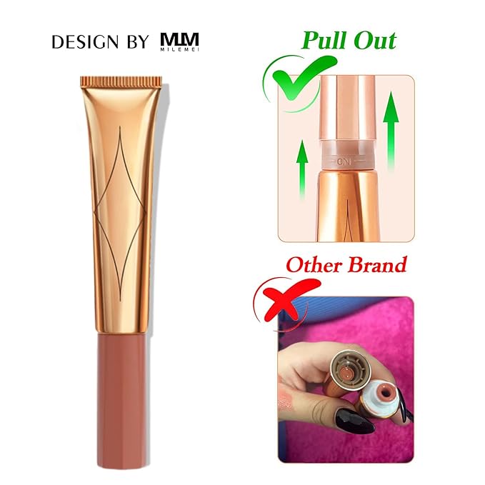 3 Color Contour Beauty Wand, Highlighter ，Face Concealer Contouring with Cushion Applicator Long Lasting & Smooth Matte Finish Liquid Illuminator Makeup Stick .(01 Contour+03 Cherry Red +05 Bronze Gold)