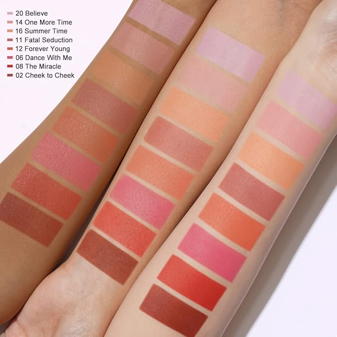 Oulac Baby Pink Blush Makeup| Highly Pigmented Cream Blush| Natural Matte Glow| Shape & Highlight Face| Cruelty-Free Vegan Blush | Pink Blush 4.8g