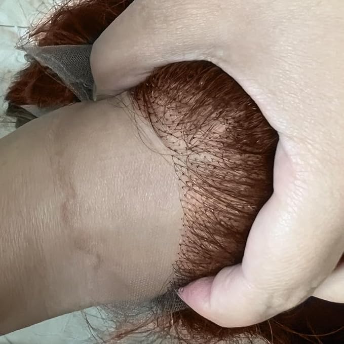 5x5 SKINLIKE HD Lace Closure Wigs Human Hair, Chocolate Brown Lace Front Wig With Baby Hair,Loose Wave Pre-Plucked Bleached Knots 250% Density Real HD Lace Closure Wigs 22Inch